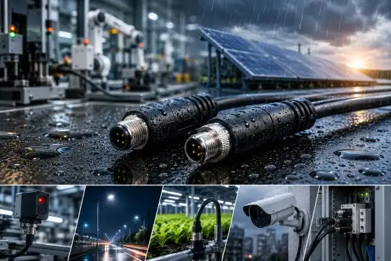 How do M8 overmolded connectors improve system reliability?